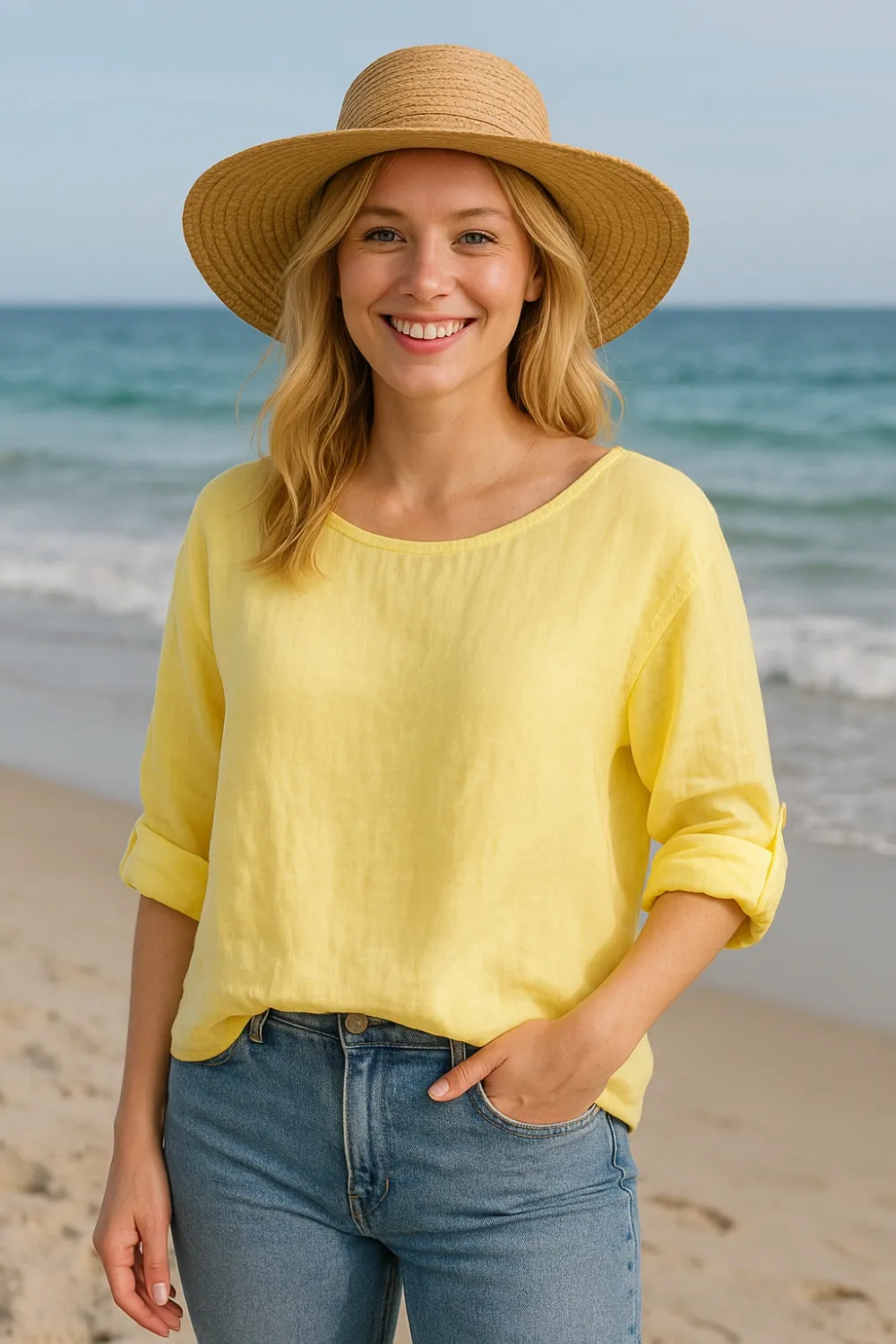 Linnen top - Zomer Top - Luchtige Top - Kleurige Top - Top Voor Vrouwen