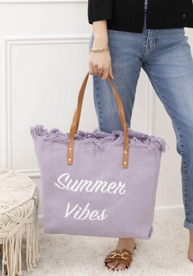 Chopper Tas- Summer Vibe Tas Met Rits - Grote Tas - Strandtas
