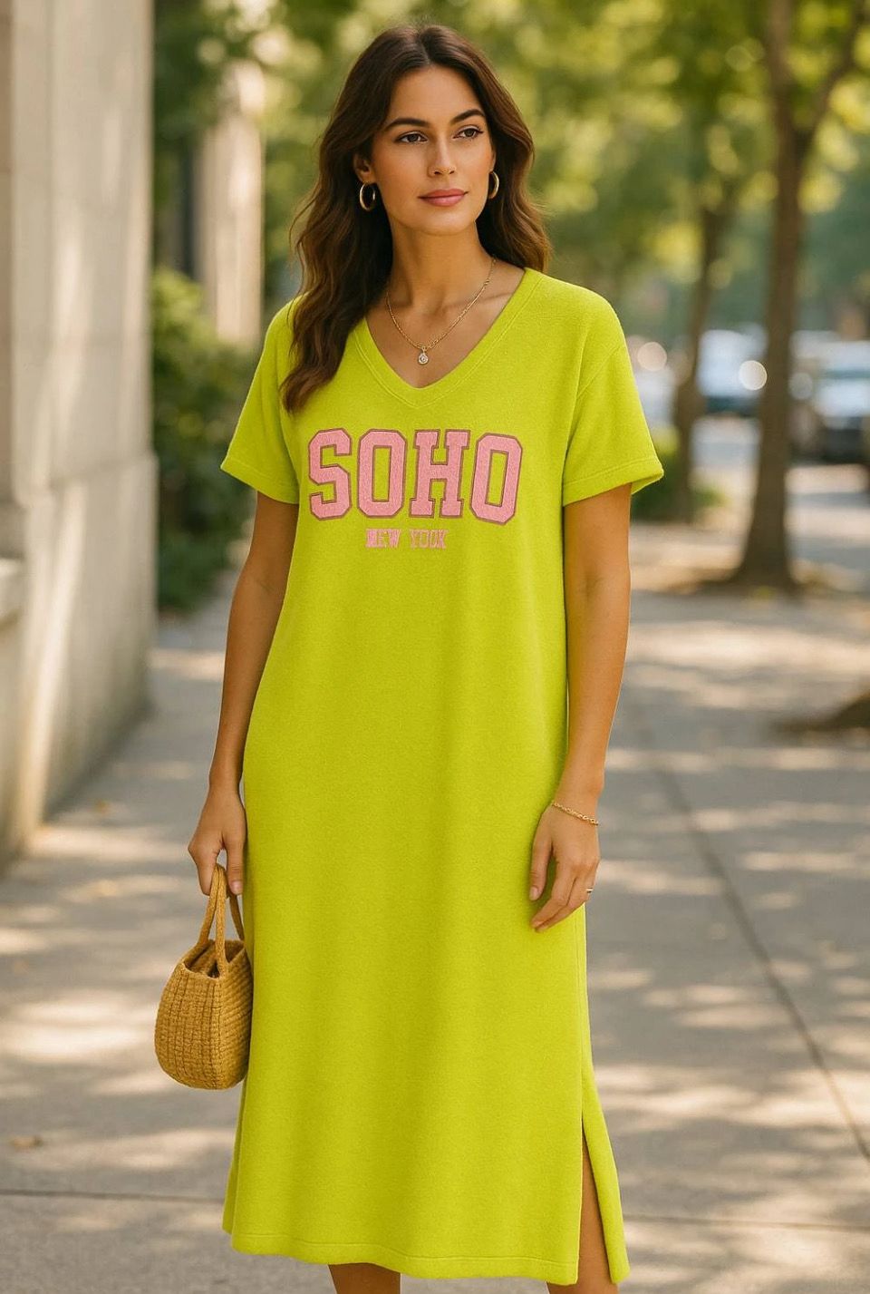 Lang zomer kleed - zomerjurk voor vrouwen - Katoenen Maxi jurk- Katoenen Jurk