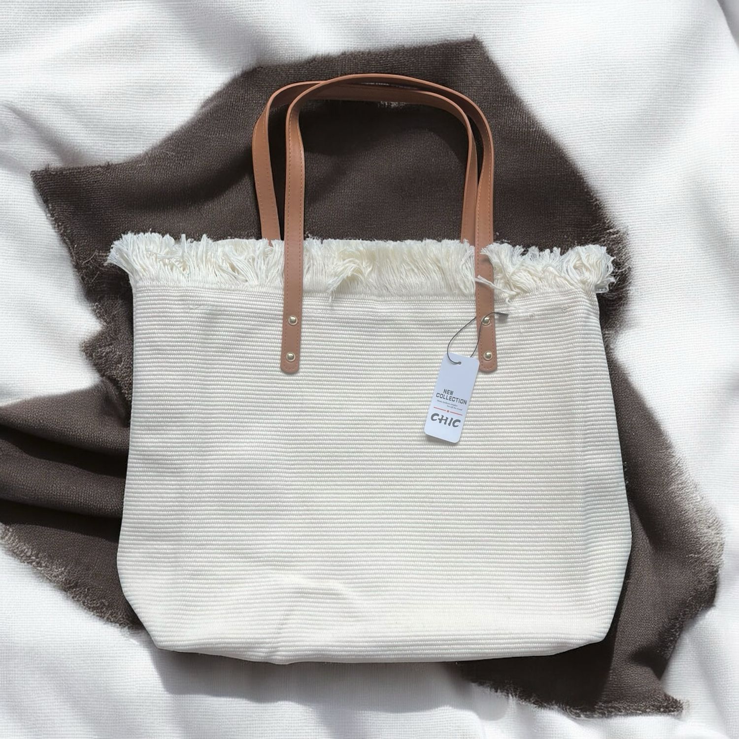 Chopper Tas- Summer Vibe Tas Met Rits - Grote Tas - Strandtas