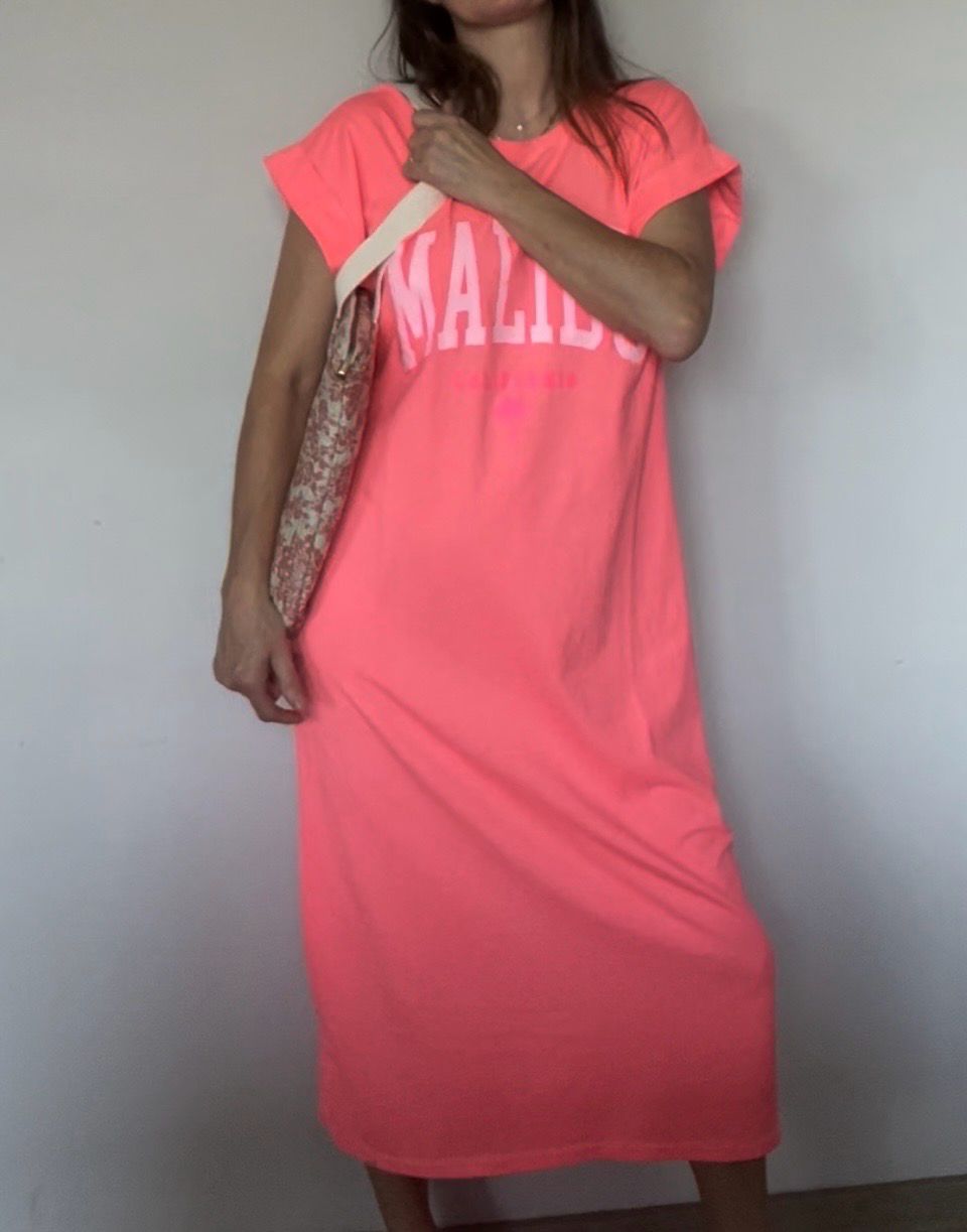 T Shirt Jurk - Maxi Jurk - Lange Jurk- Zomerjurk
