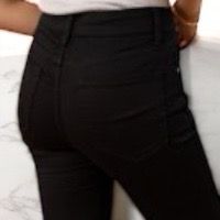 Flared jeans Zwart- Zwarte Broek - Zwarte Jeans Voor Dames