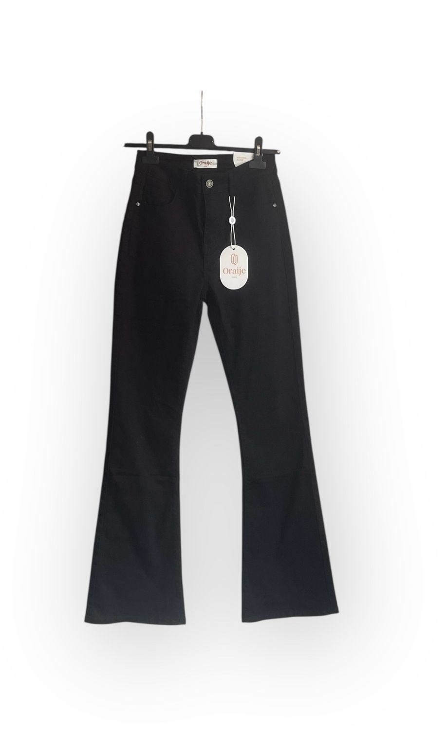 Flared jeans Zwart- Zwarte Broek - Zwarte Jeans Voor Dames