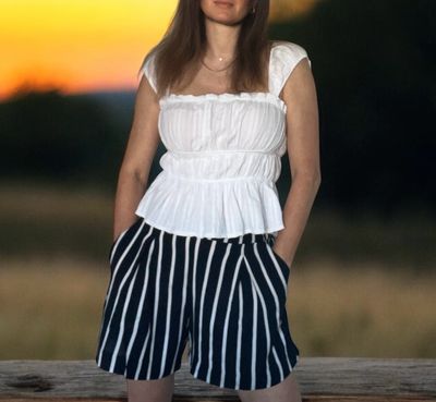 Beach Top - Korte Top - witte Top - Top Voor Dames - Zomer Top