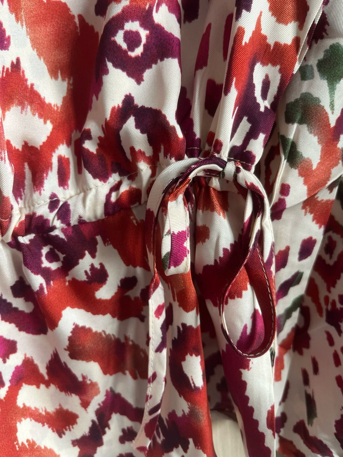 Top Met Lange Mouwen - Top Met Print - Top Voor Dames - Elegante Top Voor Vrouwen - Losse Blouse Met Taille