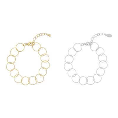 Ring Armband - 304ssteel -Grote Schakel Armband - Armband Voor Vrouwen
