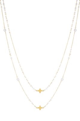 Double Clover Ketting - Lange Ketting - Dubbele Ketting - Stainless Steel Ketting- Lange Sier ketting