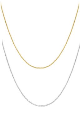 Bead Neckless - Stainless Steel Ketting - Bollen Ketting - Beads 2,5 Mm - Kralen Ketting