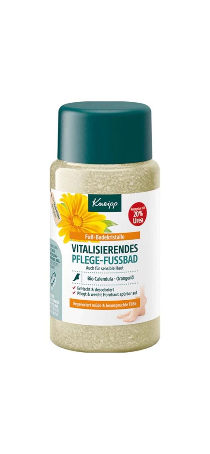 Voetbad Kristallen- Kneipp Badproducten - Bio Calendula En Sinaasappel Olie - 600 Gr