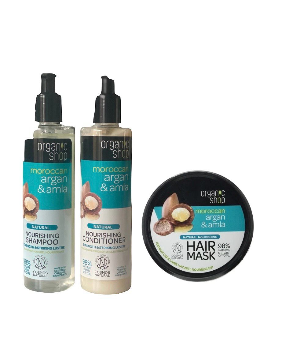 Voedende Natuurlijke Shampoo + Conditioner - Geef Je Haar Meer Vitaliteit En Glans -  Natuurlijke voedende conditioner  - Organic Shop shampoo met Coconut &amp; Shea Butter 280ml