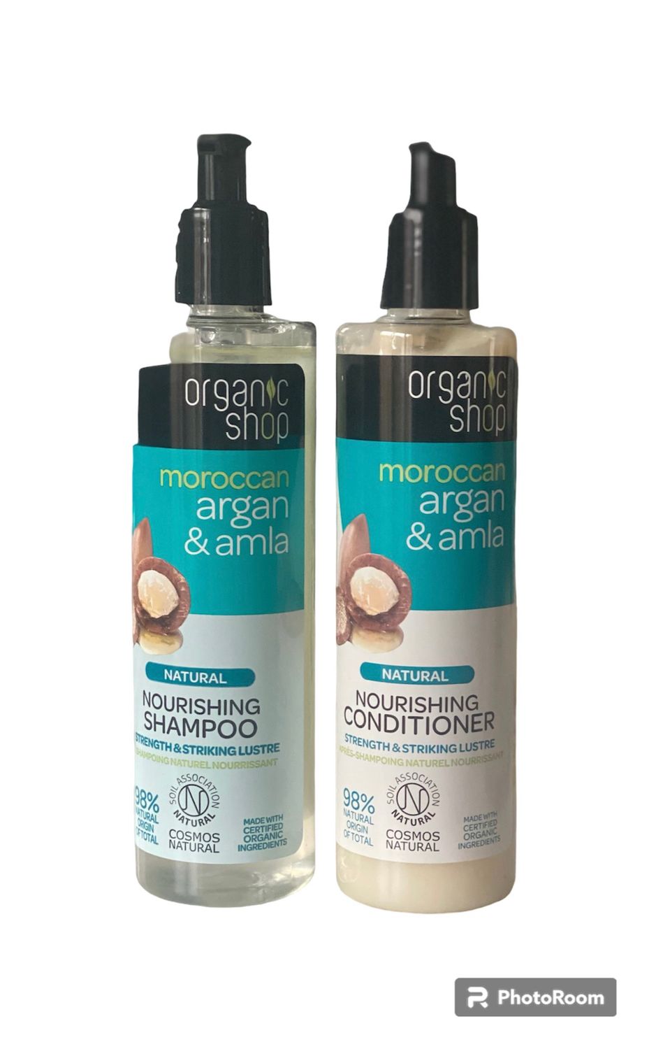 Voedende Natuurlijke Shampoo + Conditioner - Geef Je Haar Meer Vitaliteit En Glans -  Natuurlijke voedende conditioner  - Organic Shop shampoo met Coconut &amp; Shea Butter 280ml