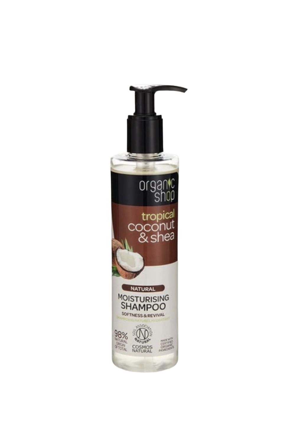 Organic shop hydraterende shampoo - Verzorgende Shampoo - Voorkom Pluizig Haar -  Voorkom grijs wordend haar - Organic Shop Coconut &amp; Shea Moisturizing Shampoo.