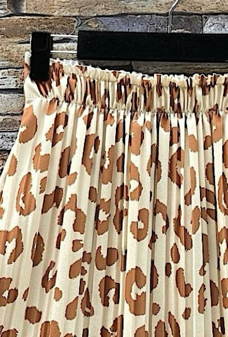 Korte plooirok-korte rok - rok met print- luchtig rokje - plise rok