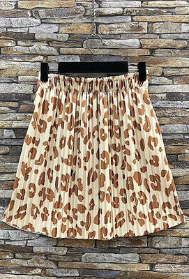 Korte plooirok-korte rok - rok met print- luchtig rokje - plise rok