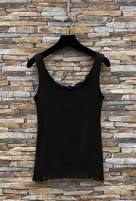 tank top - effen top - mouwloze top- zomertop- katoenen top - geribde top- Basic top