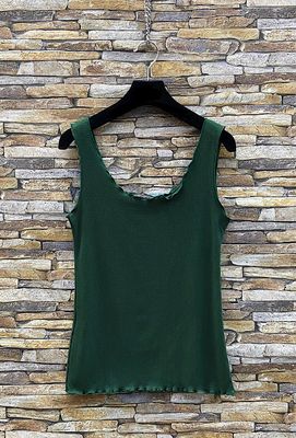tank top - effen top - mouwloze top- zomertop- katoenen top - geribde top- Basic top
