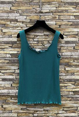 tank top - effen top - mouwloze top- zomertop- katoenen top - geribde top- Basic top