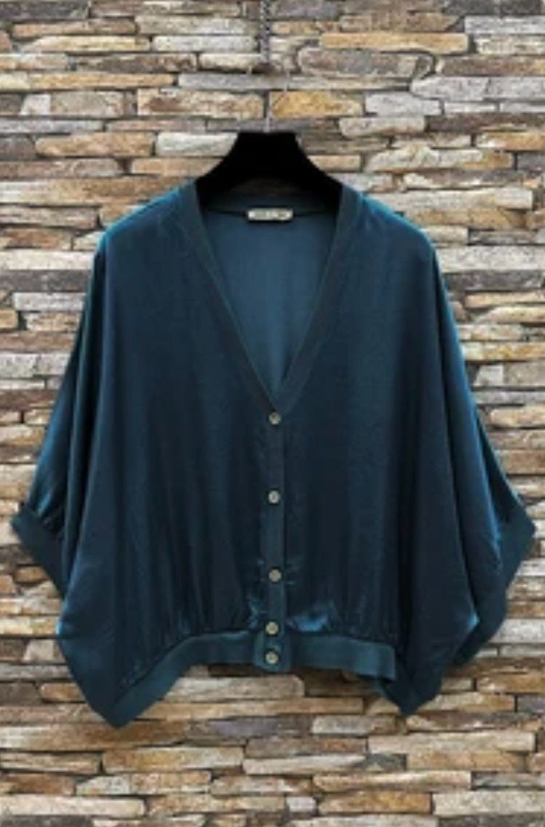 Korte GILET Zonder Mouwen- Effen cardigan - Gilet Voor Dames