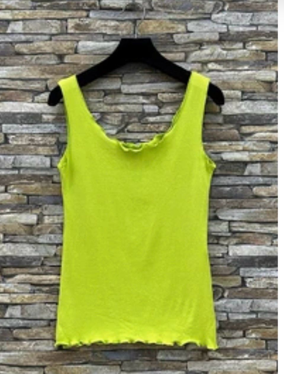 tank top - effen top - mouwloze top- zomertop- katoenen top - geribde top- Basic top
