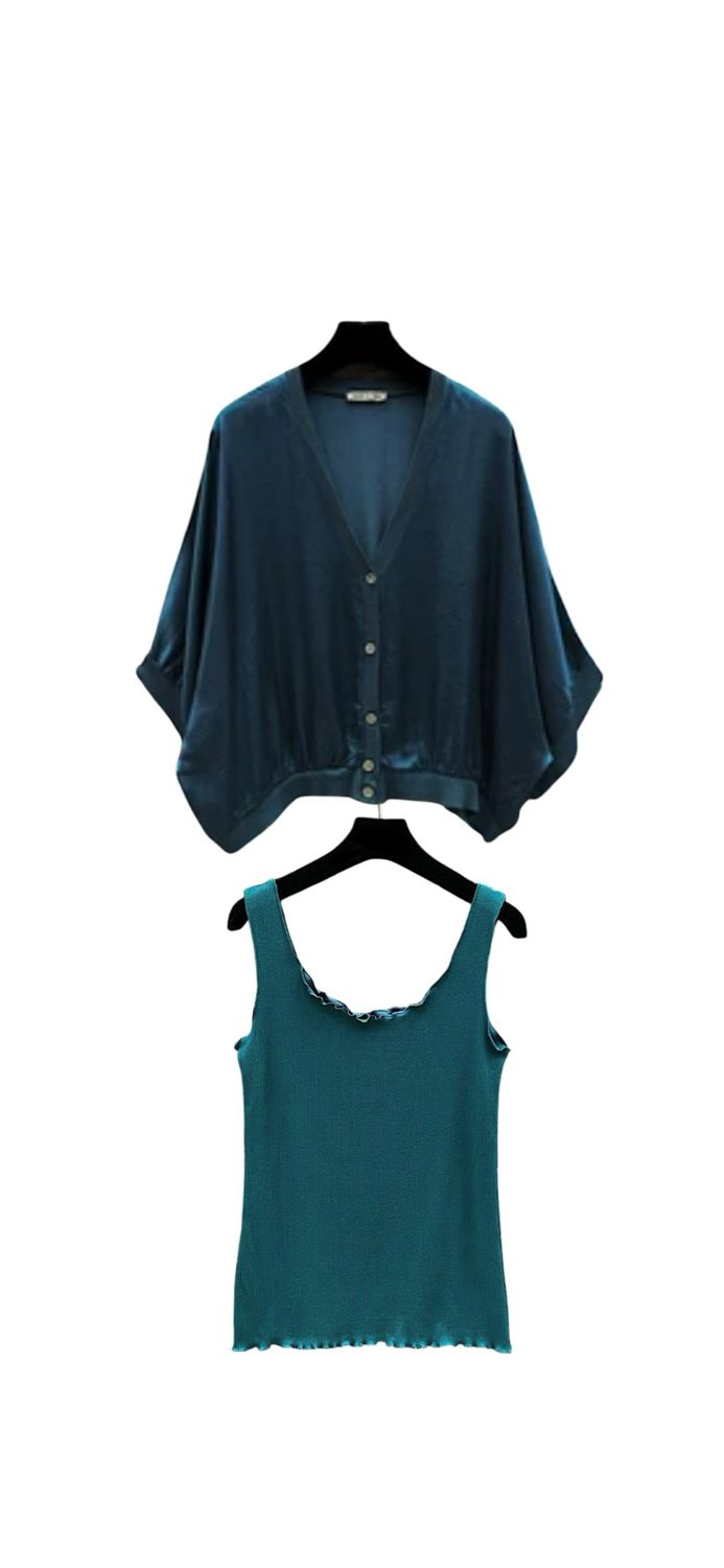 Korte GILET Zonder Mouwen- Effen cardigan - Gilet Voor Dames