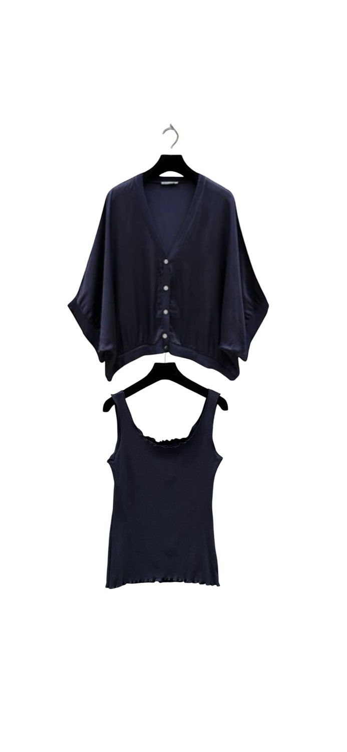 Korte GILET Zonder Mouwen- Effen cardigan - Gilet Voor Dames