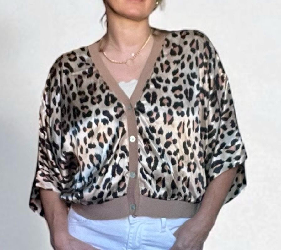 Korte GILET Zonder Mouwen Voor Danes- Los kimono- achtig vestje
