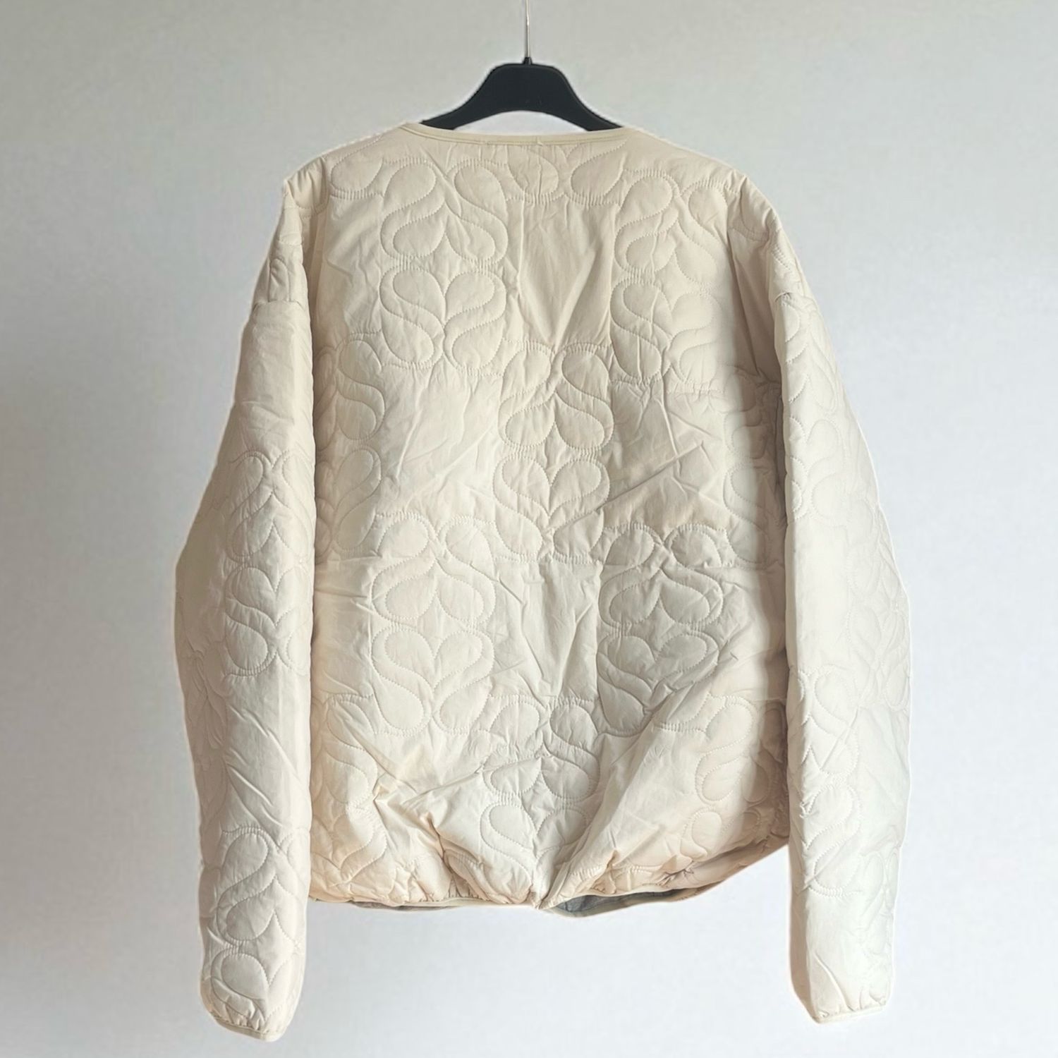 Gewatteerde Jas Beige 100% Katoen  voor dames- Tussenjas Herfst/Winter voor dames