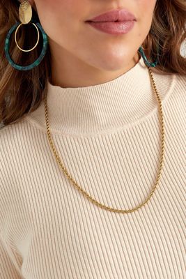 Gouden Rope Ketting van Roestvrijstaal – Tijdloos &amp; Duurzaam