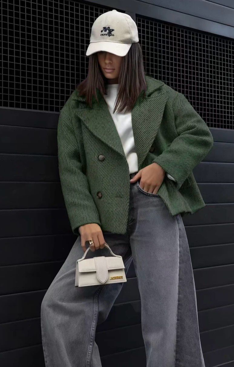 Cropped mantel dames – korte One Size  jas– Verkrijgbaar in meerdere kleuen