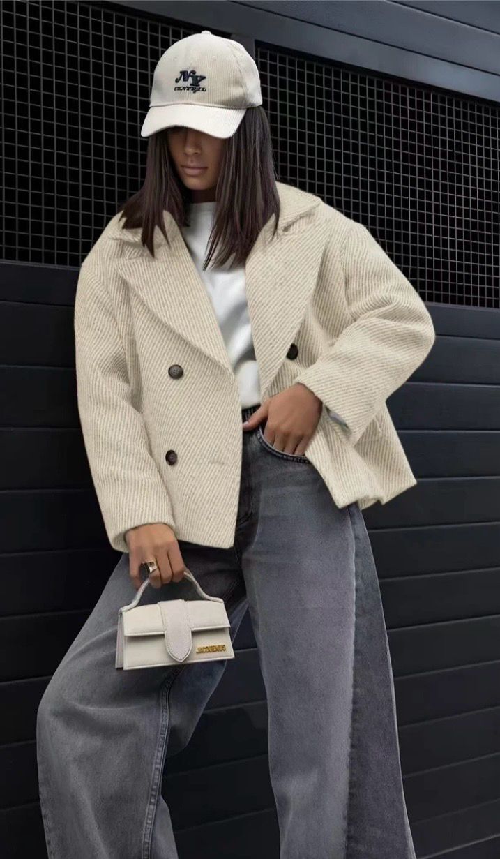 Cropped mantel dames – korte One Size  jas– Verkrijgbaar in meerdere kleuen