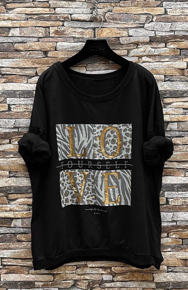 Lange mouwen katoenen sweatshirt voor dames 