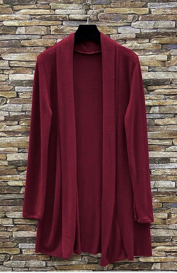 Lange losse vest sweater voor dames-  lange cardigan comfortabel om te dragen