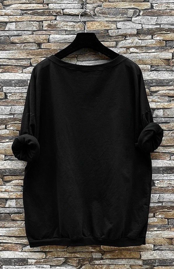Lange mouwen katoenen sweatshirt voor dames 