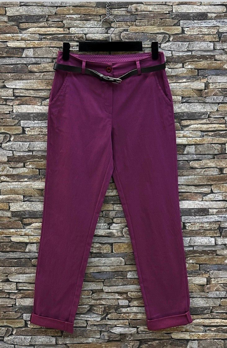 Klassiek chic straight fit pants - rechte broek met stretch voor dames