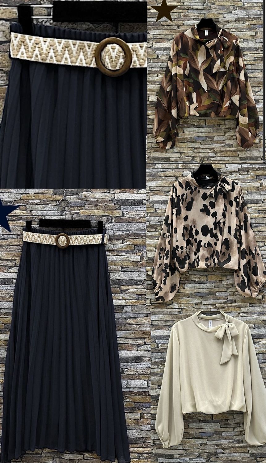 Effen kleur Vloeiende plooirok met viscose lining- midi rok met bohemian belt