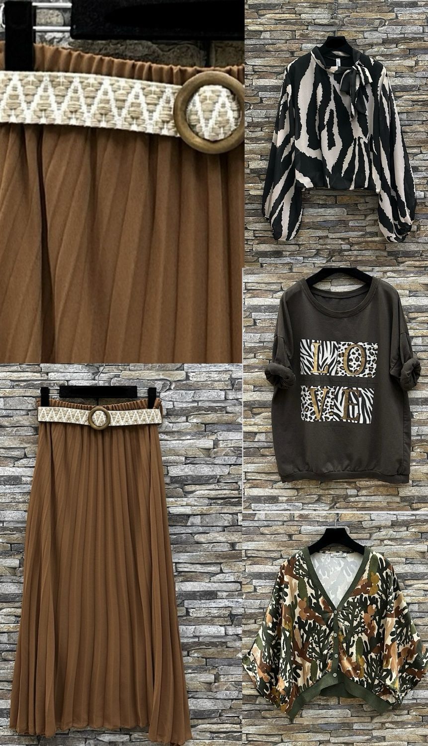 Effen kleur Vloeiende plooirok met viscose lining- midi rok met bohemian belt