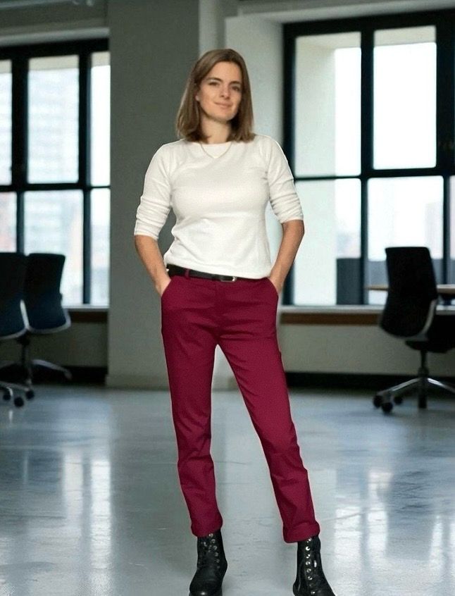 Klassiek chic straight fit pants- meerdere kleuren - rechte broek met stretch voor dames