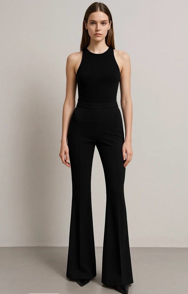 Elegante stretch flared broek voor dames - Infinity Me