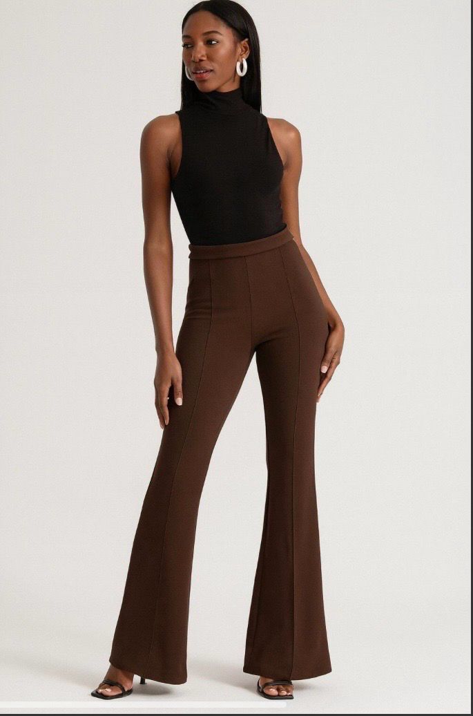 Elegante stretch flared broek voor dames - Infinity Me