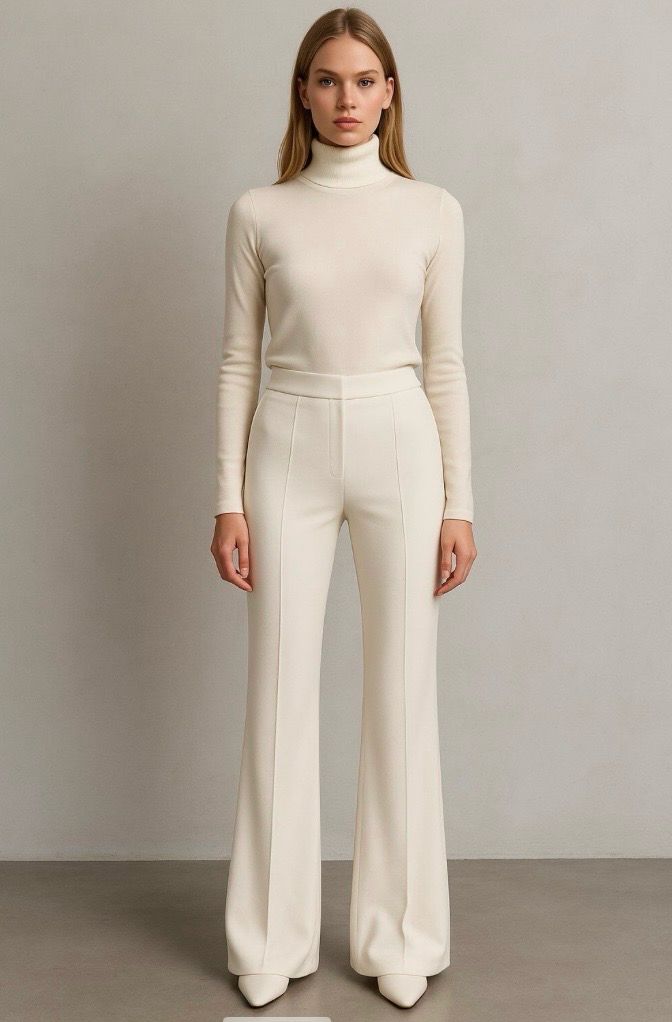 Elegante stretch flared broek voor dames - Infinity Me