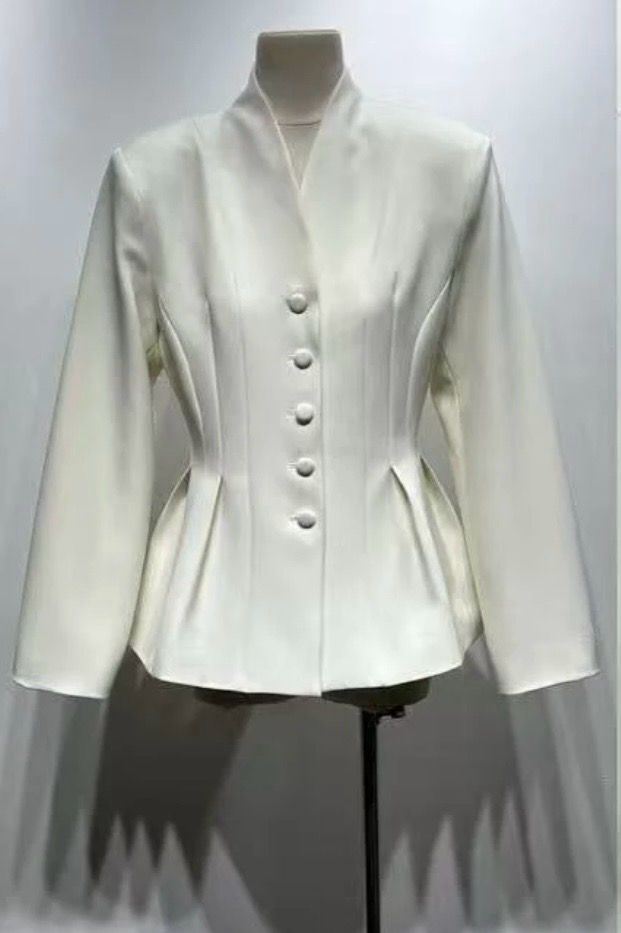 Chic tailored blazer met getailleerde snit voor dames - Infinity Me
