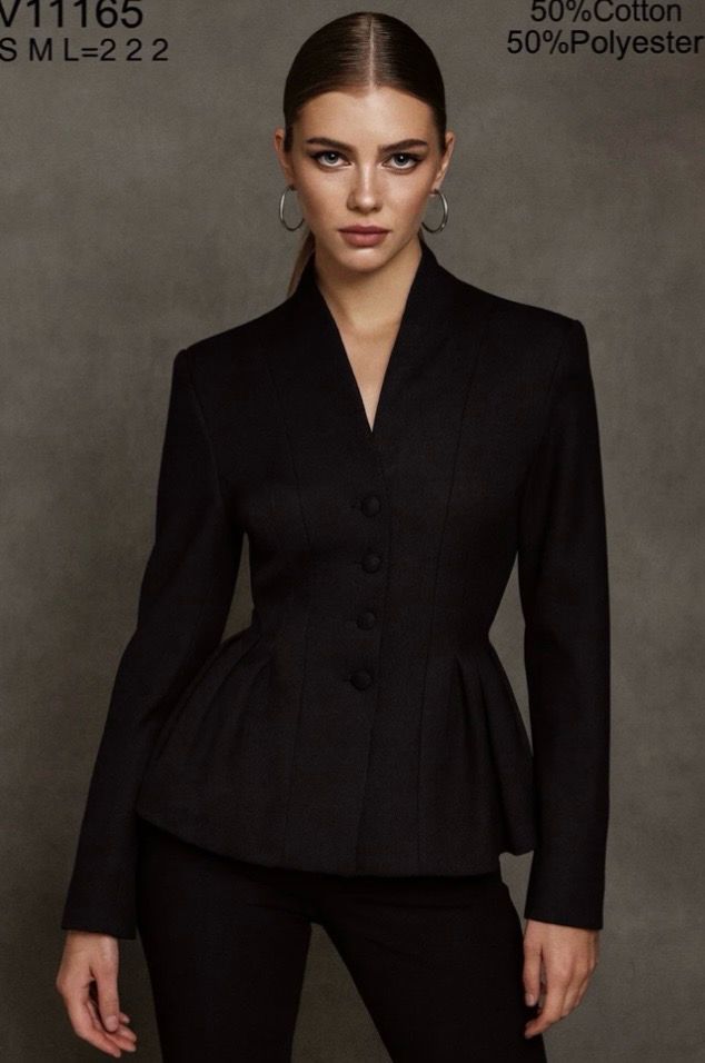 Chic tailored blazer met getailleerde snit voor dames - Infinity Me