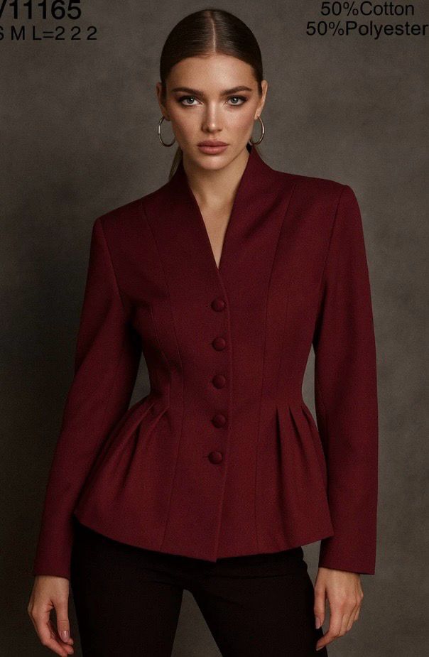 Chic tailored blazer met getailleerde snit voor dames - Infinity Me