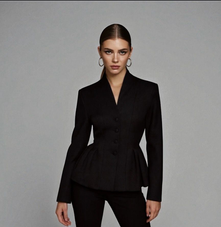 Chic tailored blazer met getailleerde snit voor dames - Infinity Me