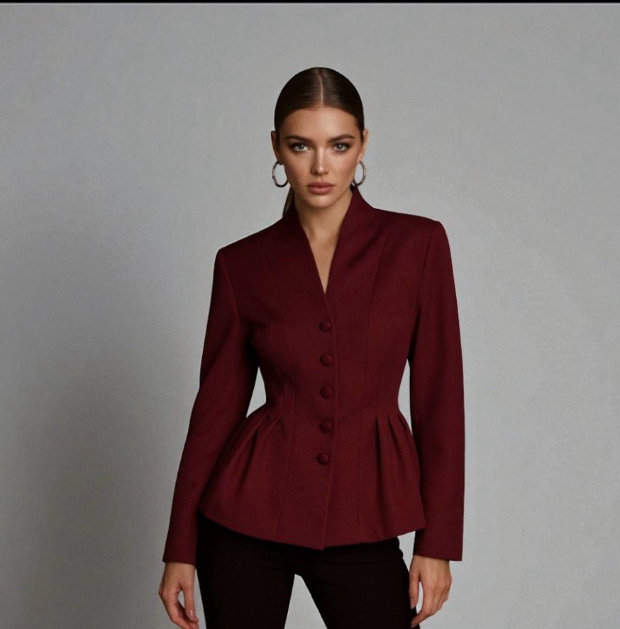 Chic tailored blazer met getailleerde snit voor dames - Infinity Me