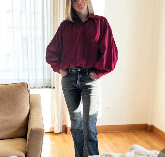 Flaired Push Up Jeans Voor Dames - Aanpassende Mid Waist Jeans