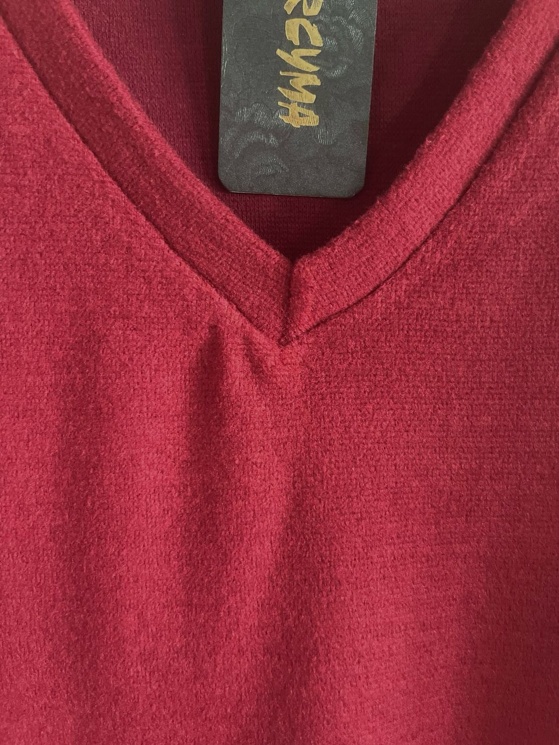 Sweater Jurk met V-hals – comfy midi korte jurk voor dames