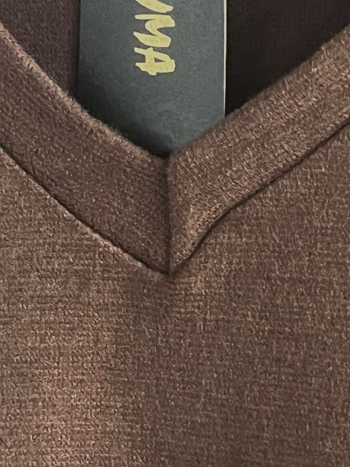 Sweater Jurk met V-hals – comfy midi korte jurk voor dames