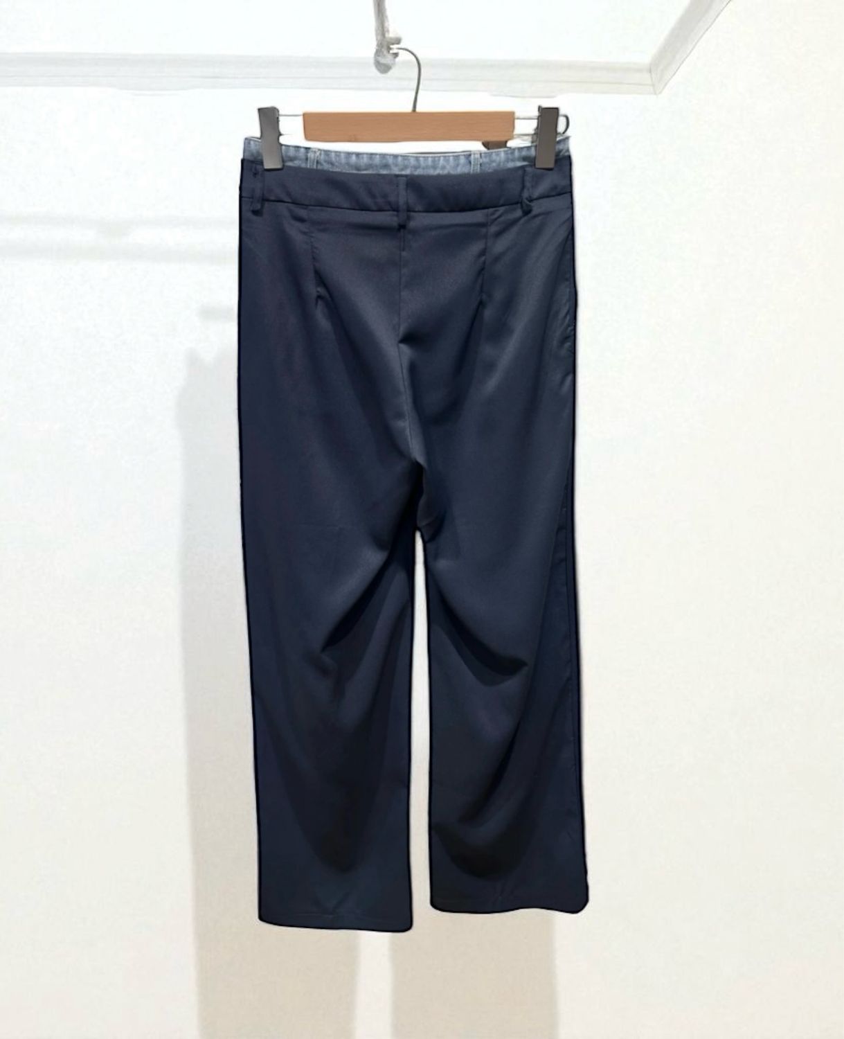 Chique pantalon met denim taille – Infinity Me Boutique