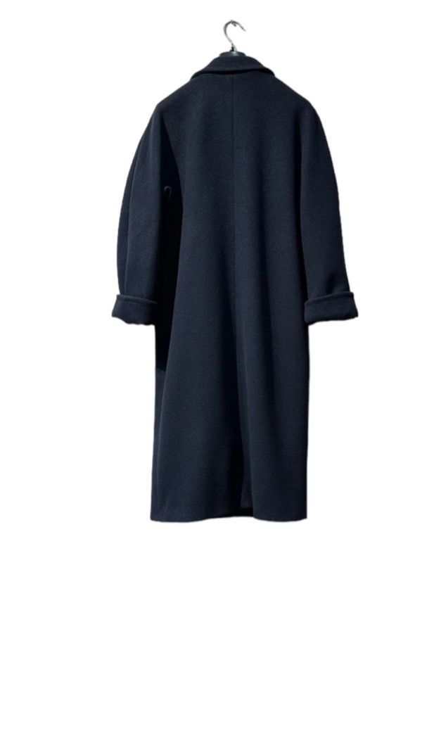 Oversized Lange navy mantel – Tijdloze elegante winterjas | Infinity Me